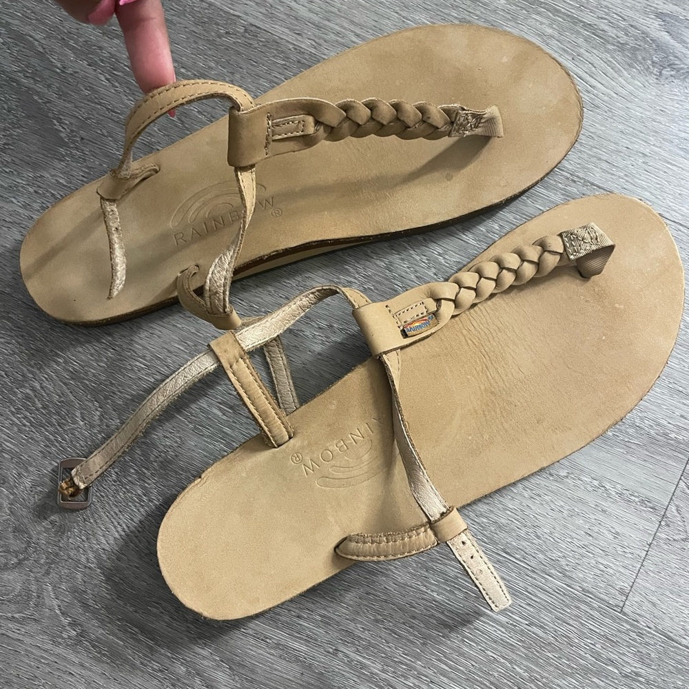Rainbow Tan sandals